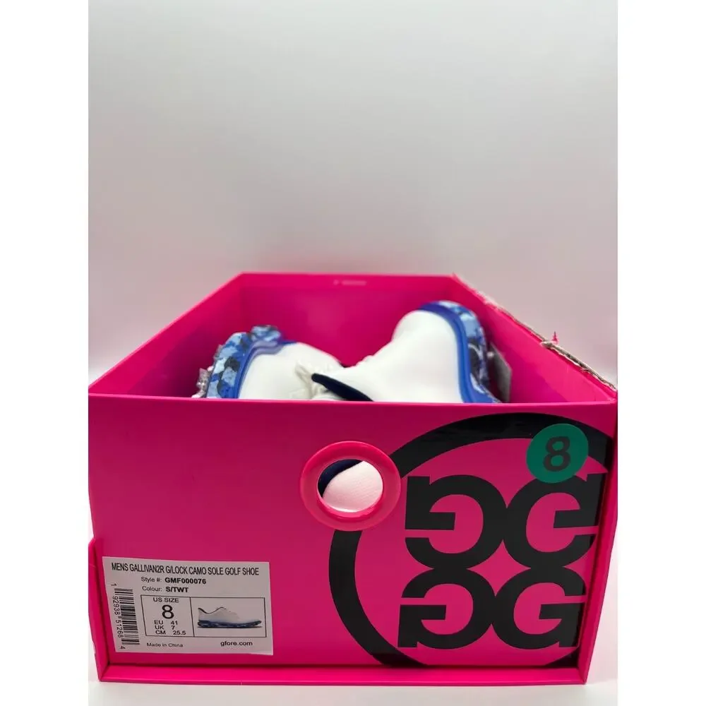 G/FORE Gallivan2R G/Lock Golf Shoe Snow Twilight Men's Size 8 New.